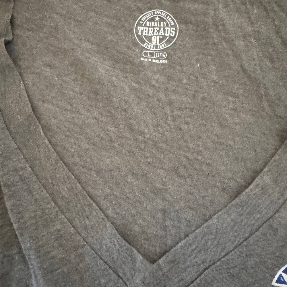 Gray SJSU Spartans V-Neck T-Shirt - Picture 3 of 4
